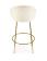 Стул барный HALMAR H116 кремовый/золотой