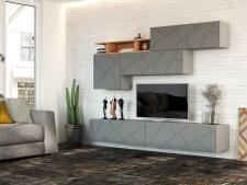 Полка навесная МК Стиль ГРАНЖ ПН-003 дуб крафт золотой Полка навесная МК Стиль ГРАНЖ ПН-003 дуб крафт золотой