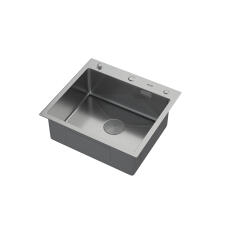 Мойка ARFEKA ECO AR 550*500 POP-UP SATIN DECOR VOLCANIC ROCK