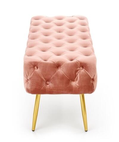 Скамья HALMAR ATHENA розовый/золотой