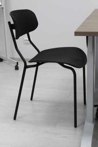 Стул Sheffilton SHT-S85М-RD черный/черный муар (с пюпитром)