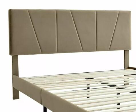 Кровать SIGNAL SAVANA Velvet Bluvel 28 бежевый, 160/200