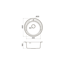Кухонная мойка из нержавейки Omoikiri Tovada 49-IN нержавеющая сталь