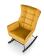 Кресло-качалка HALMAR BAZALTO горчичный