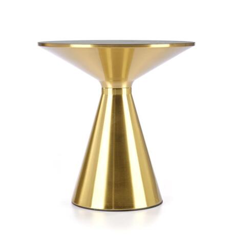 Стол журнальный HALMAR TRIBECA черный мрамор/золотой