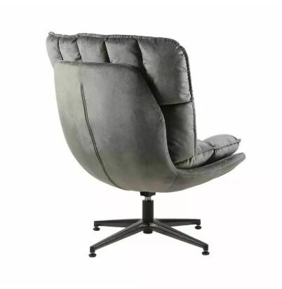 Кресло SIGNAL VESTA Velvet tap. 218 серый/черный