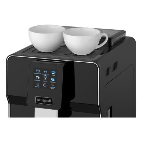 Кофемашина WEISSGAUFF WCM-330 TFT Touch Cappuccino Nero