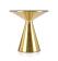 Стол журнальный HALMAR TRIBECA черный мрамор/золотой
