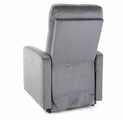 Кресло SIGNAL OTUS II Velvet Bluvel 14 раскладное, темно-серый