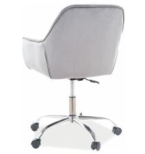 Кресло компьютерное SIGNAL Q-190 Velvet Bluvel 14 серый