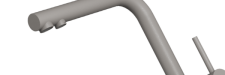 Смеситель для кухни Omoikiri Nagano-P-GR leningrad grey