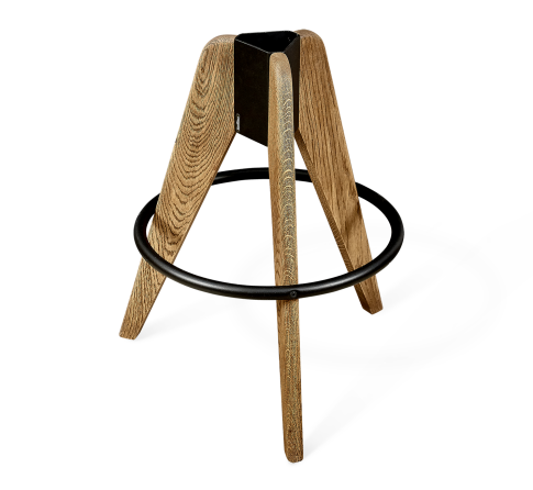 Каркас стула Sheffilton SHT-S92 браш.коричневый/черный муар