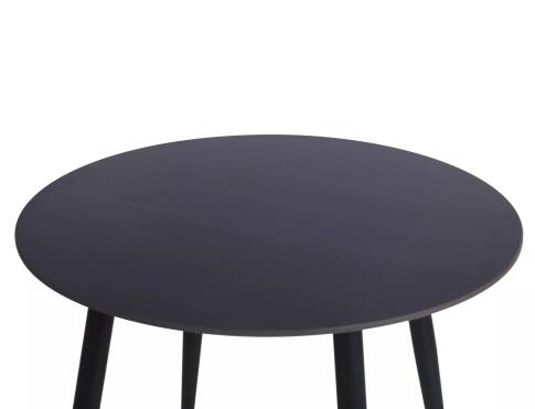 Стол обеденный SIGNAL RION черный/черный 90