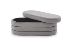 Пуф HALMAR CALPI серый