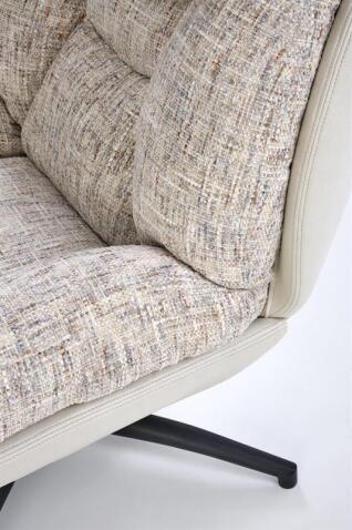 Комплект HALMAR KRONOS (кресло+подставка для ног) бежевый/разноцветный