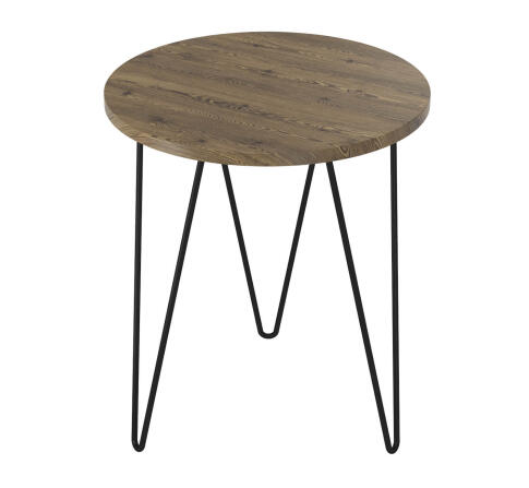 Стол журнальный Sheffilton SHT-CT79 светлый орех/черный муар