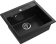Кухонная мойка GRANFEST QUADRO Q-561 черный