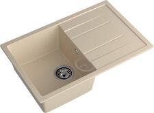 Кухонная мойка GRANFEST QUADRO Q-780L кашемир
