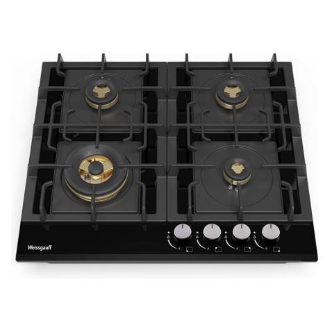 Поверхность газовая WEISSGAUFF HGG 6445 BL Volcano Burner