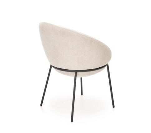 Стул HALMAR K482 бежевый/черный