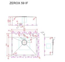 Мойка ZORG ZEROX 59 IF PVD GOLD