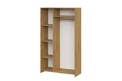 Шкаф трехстворчатый NN Мебель (МС Дольче К) Дуб Золотой/Белый