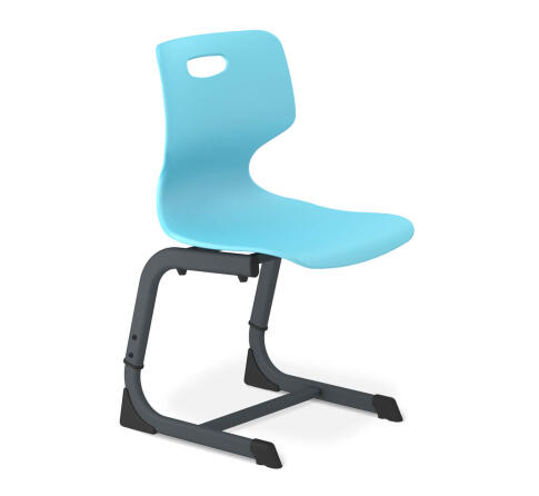 Стул Sheffilton SHT-S-TN22/5-7 а5-7 голубой/антрацит