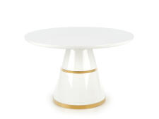 Стол обеденный HALMAR VEGAS белый/золотой 120