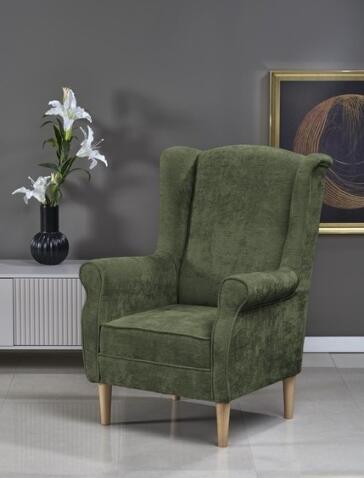 Кресло HALMAR HERMES оливковый