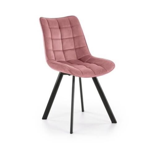 Стул HALMAR K332 розовый/черный
