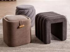 Пуф SIGNAL TICA серый