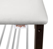 Банкетка Sheffilton SR-0628 артикул Б-2 черный матовый/серое облако