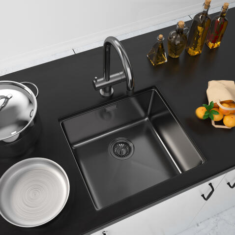 Мойка ZORG ZRN 4545 PREMIUM PVD Gunblack