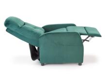 Кресло HALMAR FELIPE 2 раскладное, темно-зеленый/венге