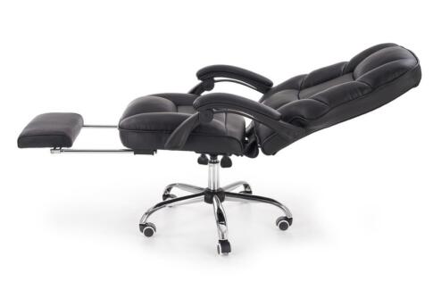 Кресло компьютерное HALMAR ALVIN черный/хром