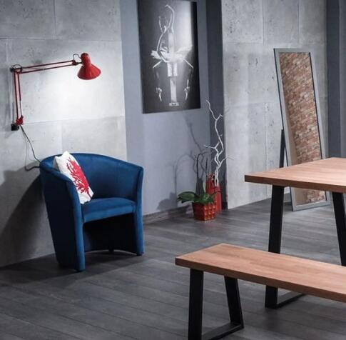 Кресло SIGNAL TM-1 Velvet Bluvel 86 темно-синий/венге