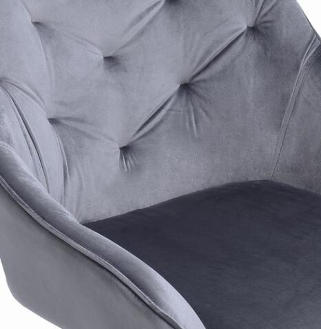 Стул HALMAR K487 серый/черный