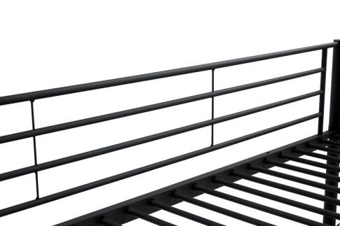 Кровать HALMAR BUNKY 90 двухъярусная, черный