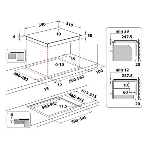 Поверхность индукционная WHIRPOOL WS Q2160 NE