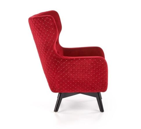 Кресло HALMAR MARVEL бордовый/черный