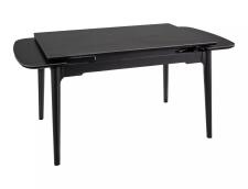 Стол обеденный SIGNAL SENTO черный/черный 120-180/80