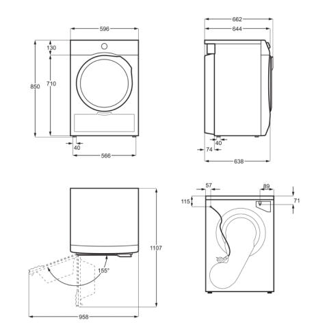 Сушильная машина ELECTROLUX EW6D285YP