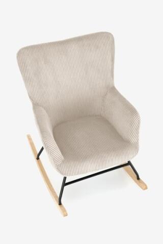 Кресло-качалка HALMAR BELMIRO кремовый