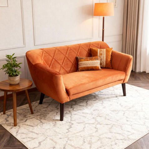 Диван SIGNAL KARO 2 Velvet Bluvel 4215 корица/венге