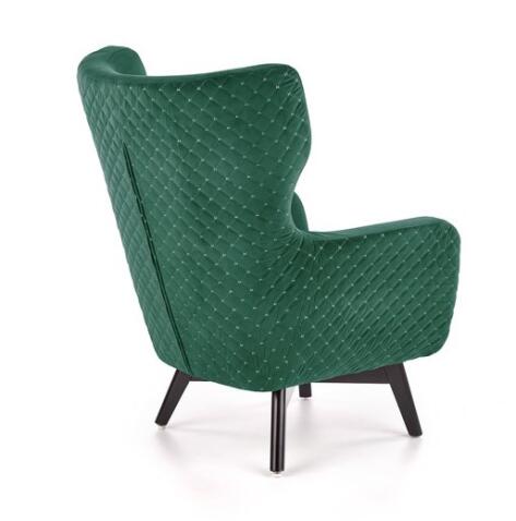 Кресло HALMAR MARVEL темно-зеленый/черный