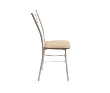 Стул ВВР Трилогия Бежевый Крокодил/белый, экокожа