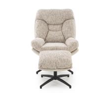 Комплект HALMAR KRONOS (кресло+подставка для ног) бежевый/разноцветный Комплект HALMAR KRONOS (кресло+подставка для ног) бежевый/разноцветный