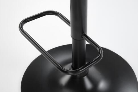 Стул барный HALMAR H124 черный/орех