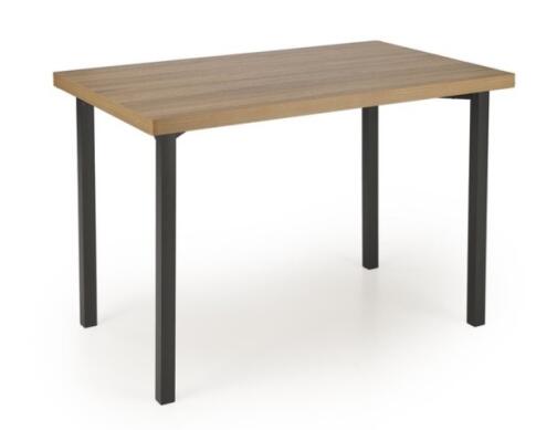 Комплект HALMAR MILTON (стол+ 4 стула) натуральный/черный