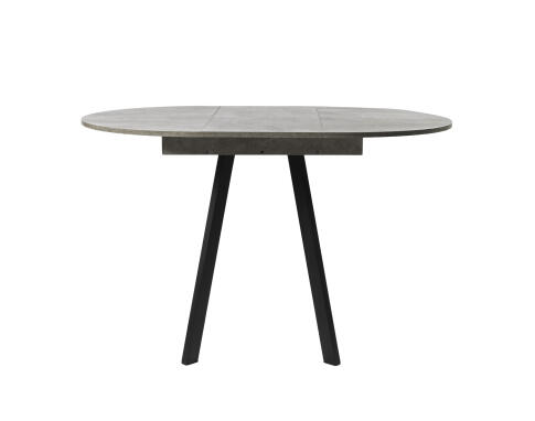Стол ВВР Элип Камень светлый/черный профиль, ЛДСП